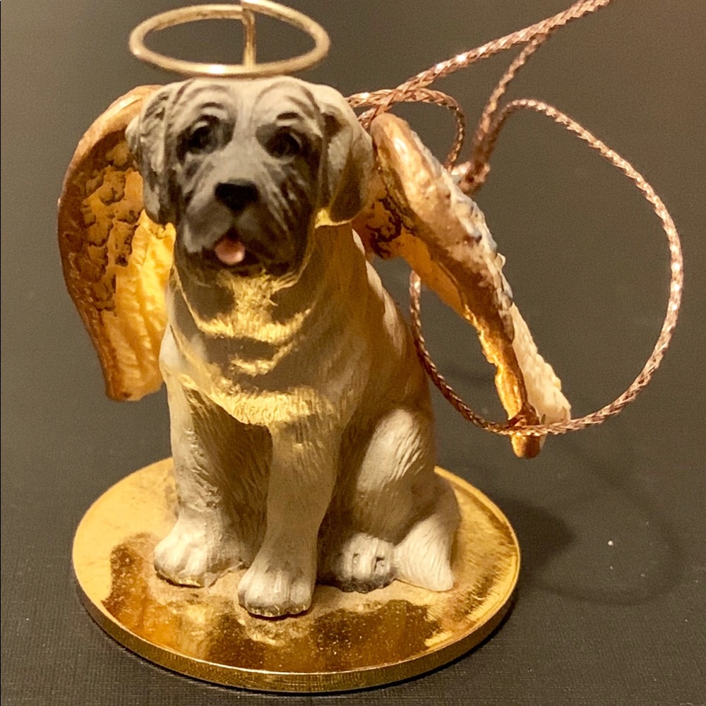 Mastiff Angel Ornament